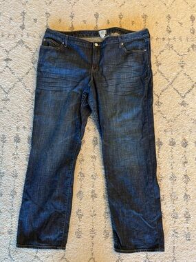 GAP Dark Blue Women's Curvy Straight Jeans